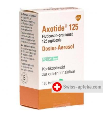 Аксотид 125 мкг дозирующий ингалятор 120 доз