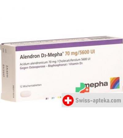 Алендрон Д3 мефа 70/5600 12 таблеток