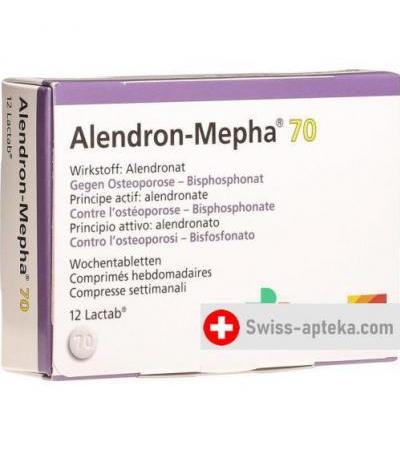 Алендрон Мефа 70 мг 3 X 4 таблеток покрытых оболочкой