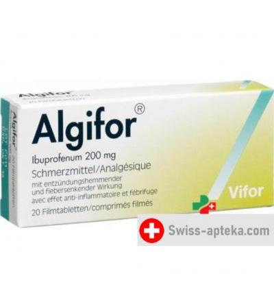 Алгифор 200 мг 20 таблеток покрытых оболочкой