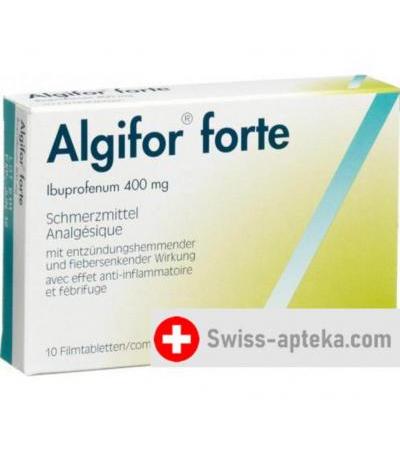 Алгифор Форте 400 мг 10 таблеток покрытых оболочкой