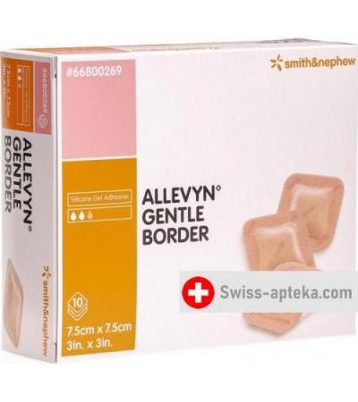 Allevyn Gentle Border повязка для ран 7.5x7.5см 10 штук