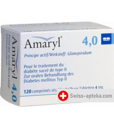 Амарил таблеток 4 мг 120