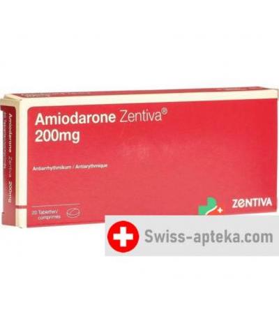 Амиодарон Зентива 200 мг 20 таблеток