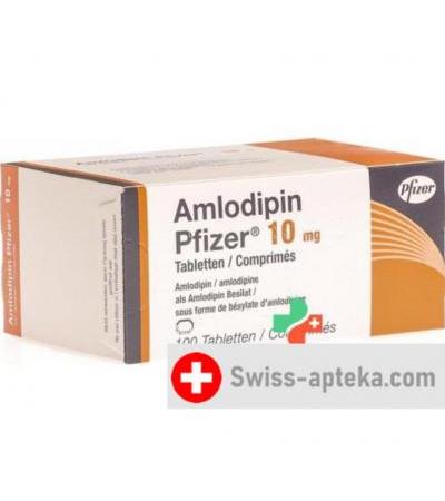 Aмлoдипин Пфайзер 10 мг 100 таблеток