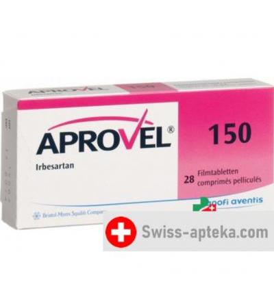 Апровель 150 мг 28 таблеток покрытых оболочкой