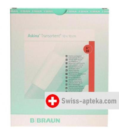 Askina Transorbent Wundauflage 10x10см 10 штук