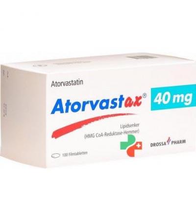Аторвастакс 40 мг 100 таблеток покрытых оболочкой