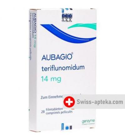 Аубагио 14 мг 28 таблеток покрытых оболочкой