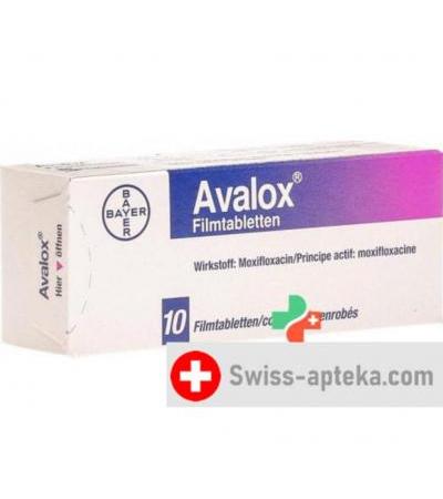 Авалокс 400 мг 10 таблеток покрытых оболочкой
