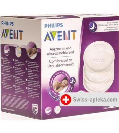 Avent Philips Einweg Stilleinlagen F Nacht 20 штук