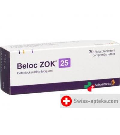 Белок Зок 25 мг 30 ретард таблеток