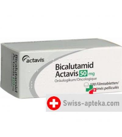 Бикалутамид Актавис 50 мг 100 таблеток покрытых оболочкой