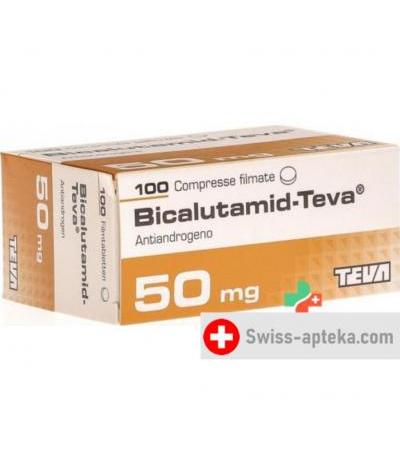 Бикалутамид Тева 50 мг 100 таблеток покрытых оболочкой