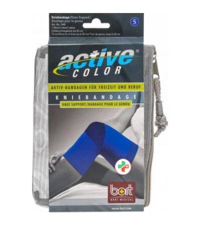 Bort Aktive Color Kniebandage размер S -32см Blau