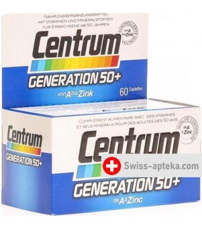 Centrum Generation 50+ von A bis Zink 60 таблеток