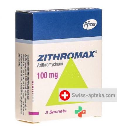 Цитромакс 100 мг 3 пакетика гранул 