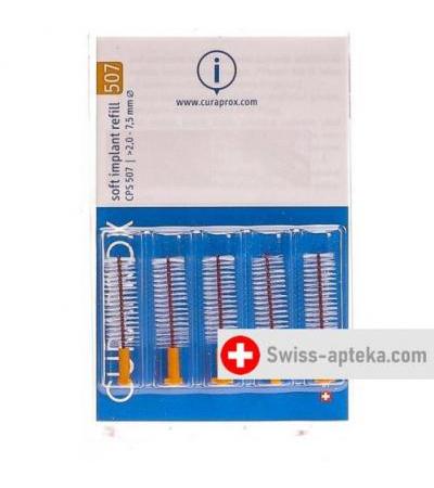 Curaprox CPS 507 Soft Implantatbursten Orange 5 штук