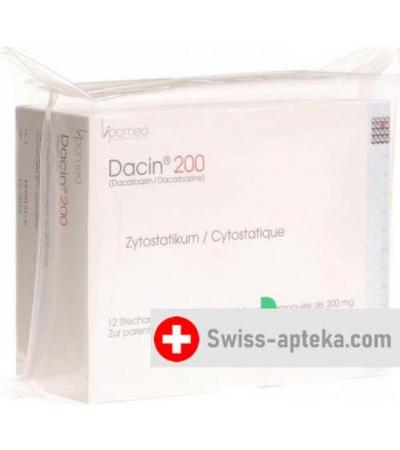 Дацин 200 мг 12 флаконов сухое вещество