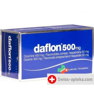Дафлон 500 мг 90 таблеток покрытых оболочкой