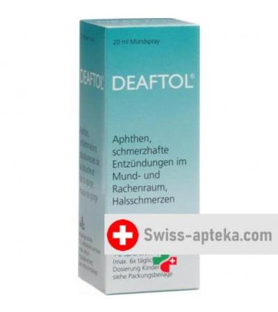 Деафтол оральный спрей с лидокаином 20 мл