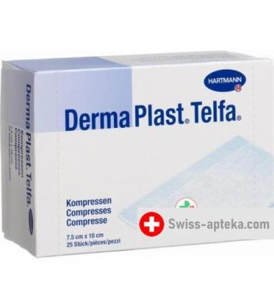 Dermaplast Telfa Kompressen 7.5x10см 25 штук