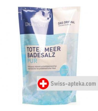 DermaSel Totes Meer Badesalz Pur +20мл 500г