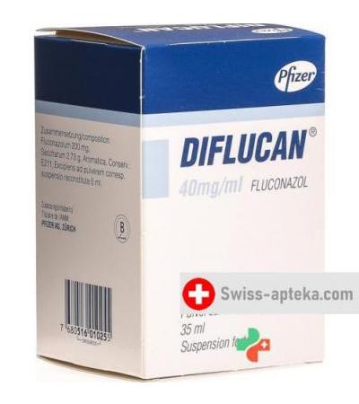 Дифлюкан 40 мг/мл Форте 35 мл суспензия