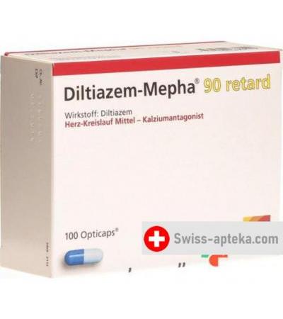 Дилтиазем Мефа Р 90 мг 100 опти капсул