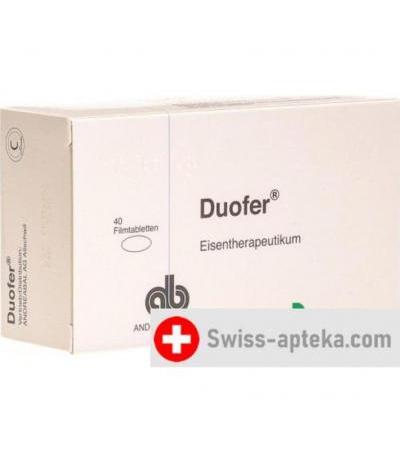 Дуофер Erw 40 таблеток покрытых оболочкой
