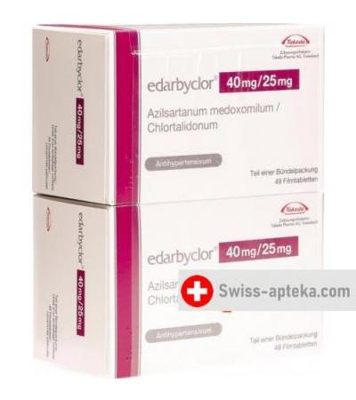 Эдарбиклор 40/25 мг 98 таблеток покрытых оболочкой