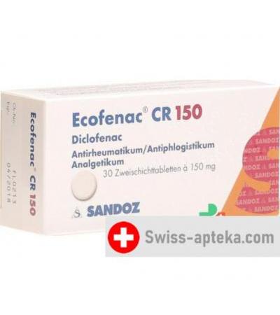 Экофенак СР 150 мг 30 таблеток