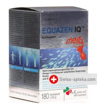 Эквазен 180 жевательных капсул с ароматом клубники