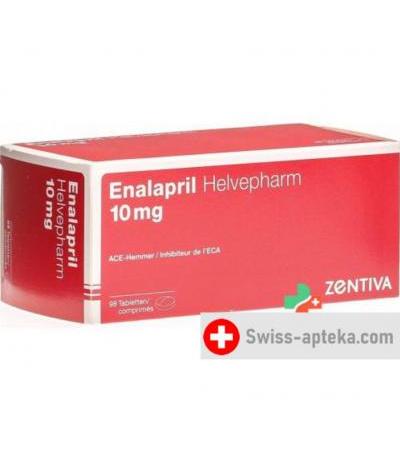 Эналаприл Хелвефарм 10 мг 98 таблеток