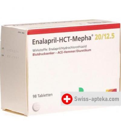 Эналаприл НСТ Мефа 20/12.5 мг 98 таблеток 