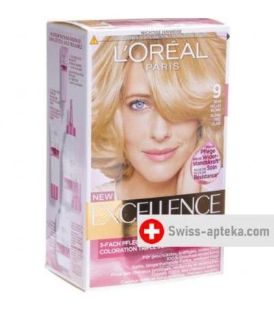 Excellence крем Triple Prot 9 Sehr Helles Blond