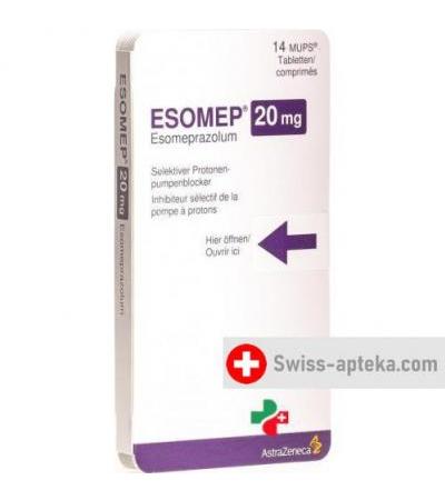 Эзомеп Мупс 20 мг 14 таблеток