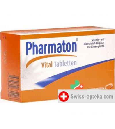 Фарматон Витал 60 таблеток покрытых оболочкой