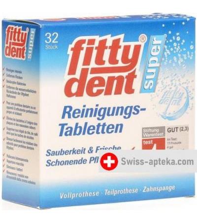 Fittydent Super Reinigungstabletten 32 штуки