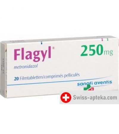 Флагил 250 мг 20 таблеток покрытых оболочкой