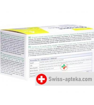 Glucoject Pen-nadeln G2 4мм 32г 100 шт