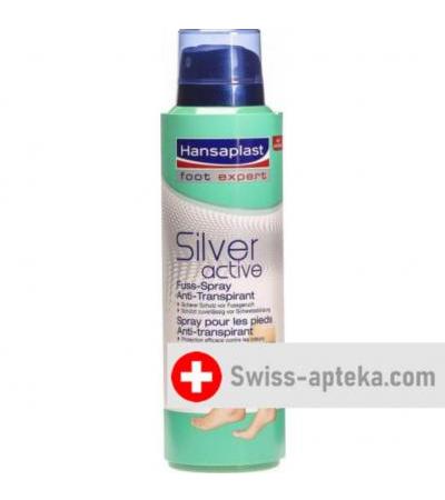 Hansaplast foot expert Silver active Fuss-Spray 150мл