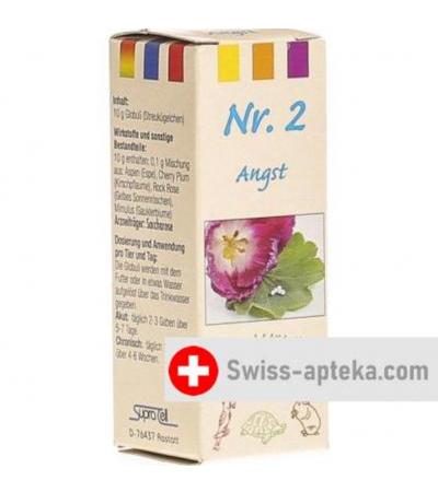 Homoeopharm Bachbluten No2 Tier шарики Angst 10г