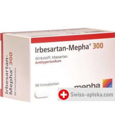 Ирбесартан Мефа 300 мг 98 таблеток покрытых оболочкой