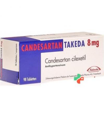 Кандесартан Такеда 8 мг 98 таблеток