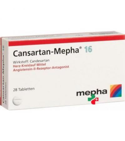 Кансартан Мефа 16 мг 28 таблеток