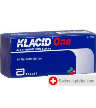 Клацид Один 500 мг 14 ретард таблеток