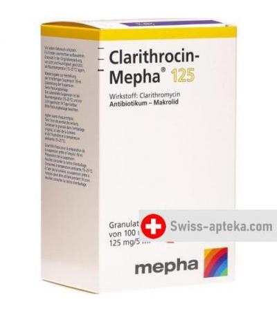 Кларитросин Мефа 125 мг/5 мл суспензия 100 мл