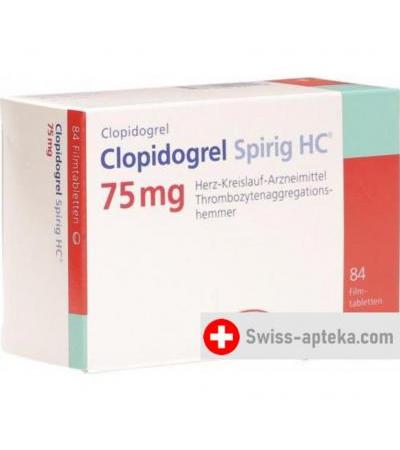 Клопидогрел Спириг 75 мг 84 таблетки покрытые оболочкой