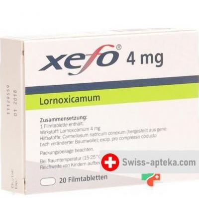 Ксефо 4 мг 20 таблеток